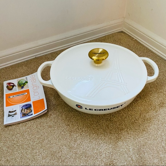 New Le Creuset #22 Eiffel white - Picture 2 of 12